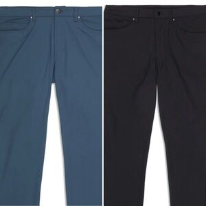 ABC Slim-Fit Iron Blue & Black Men’s Dress Pants 32”x 31”